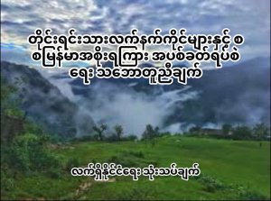 အပစ်အခတ်ရပ်စဲရေး သဘောတူညီချက်
