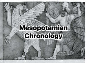 Mesopotamian chronology