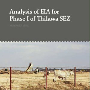 Analysis of EIA for Phase 1 of Thilawa SEZ