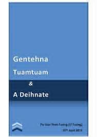 Gentehna Tuamtuam leh Adeihna te